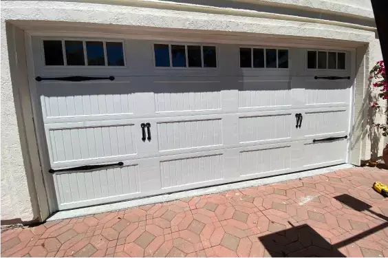 Completed garage door project